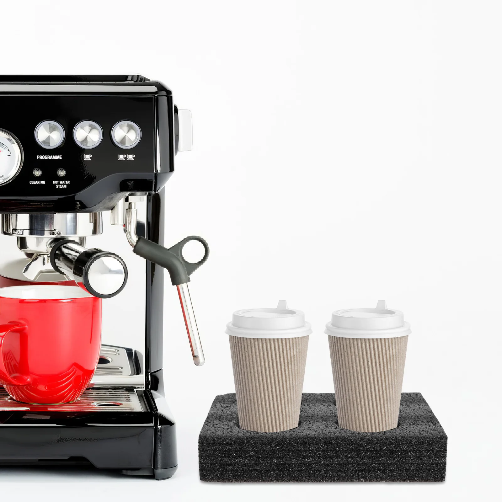 2Pcs Pearl Cotton Foam Milk Tea Cup Holder Shock Absorbing Takeout Drink Carrier Tray Anti-Spill for Coffee Shops
2Pcs Pearl Cotton Foam Milk Tea Cup Holder Shock Absorbing Takeout Drink Carrier Tray Anti-Spill for Coffee Shops