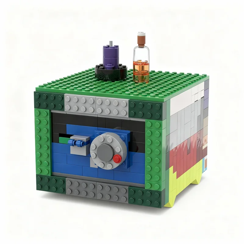 604PCS MOC Creative Model Working Combination Safe Technology DIY Assembly Building Blocks Display Birthday Gift Collection Set
604PCS MOC Creative Model Working Combination Safe Technology DIY Assembly Building Blocks Display Birthday Gift Collection Set