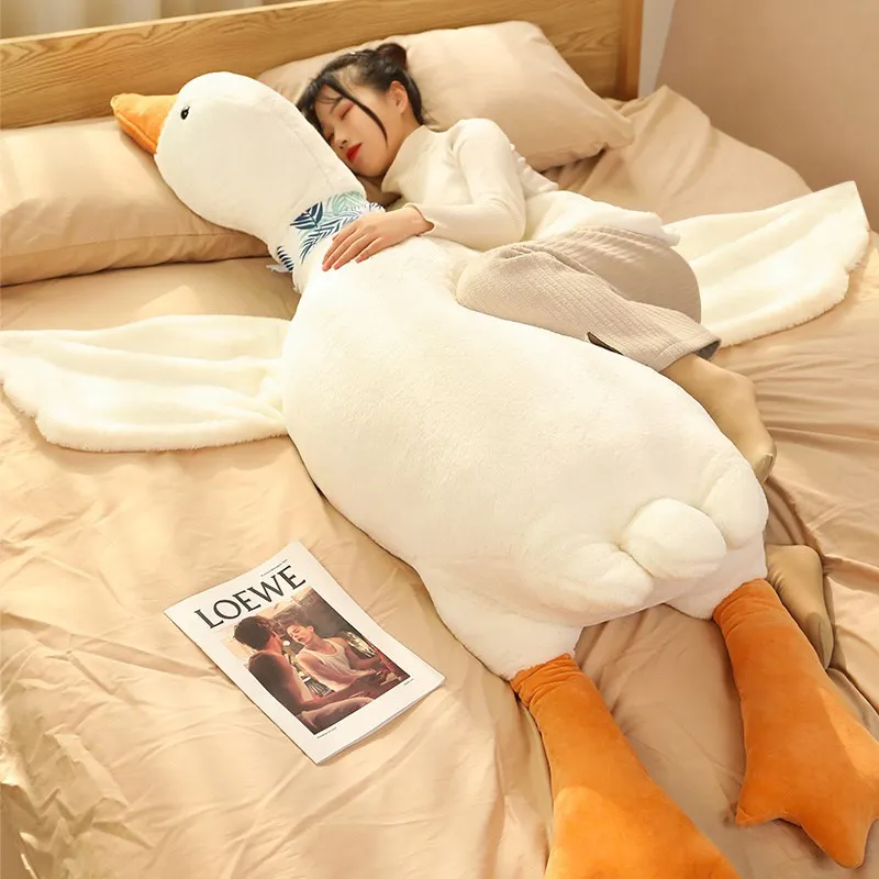 Giant 50-160cm Fluffy Blue Scarf Duck Plush Toy Sleep Pillow Cute Animal Stuffed Swan Goose Dolls Floor Mat Girls Birthday Gift
Giant 50-160cm Fluffy Blue Scarf Duck Plush Toy Sleep Pillow Cute Animal Stuffed Swan Goose Dolls Floor Mat Girls Birthday Gift