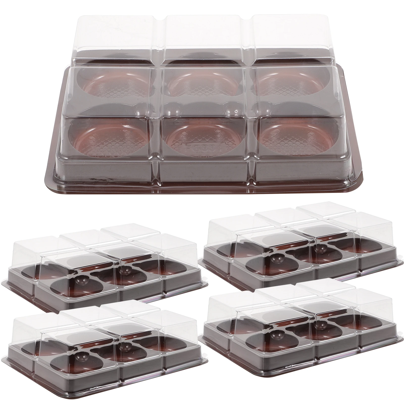 50pcs Mochi Boxes Food Grade Plastic Cupcake Pastry Dessert Containers Waterproof Packing Kitchen Bar
50pcs Mochi Boxes Food Grade Plastic Cupcake Pastry Dessert Containers Waterproof Packing Kitchen Bar