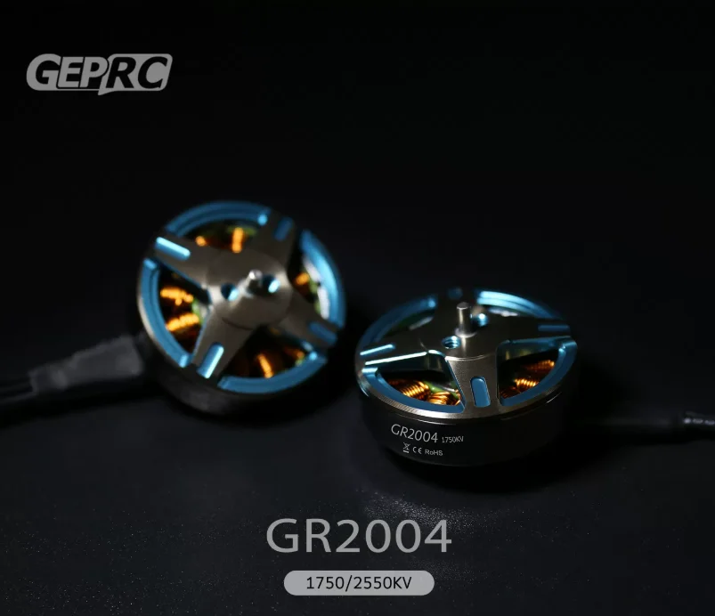 GPERC GR2004 Motor 2004 2550KV 4S 1750KV 6S Brushless Motor for RC FPV Racing 4inch 5inch Toothpick Mini Long DIY
GPERC GR2004 Motor 2004 2550KV 4S 1750KV 6S Brushless Motor for RC FPV Racing 4inch 5inch Toothpick Mini Long DIY