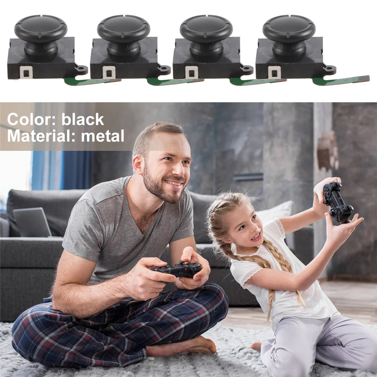 ABKM 10Pcs Replacement 3D Analog Rocker Joy Stick for Nintendo Switch Controller NS Gamepad Joycon Game Pad
ABKM 10Pcs Replacement 3D Analog Rocker Joy Stick for Nintendo Switch Controller NS Gamepad Joycon Game Pad