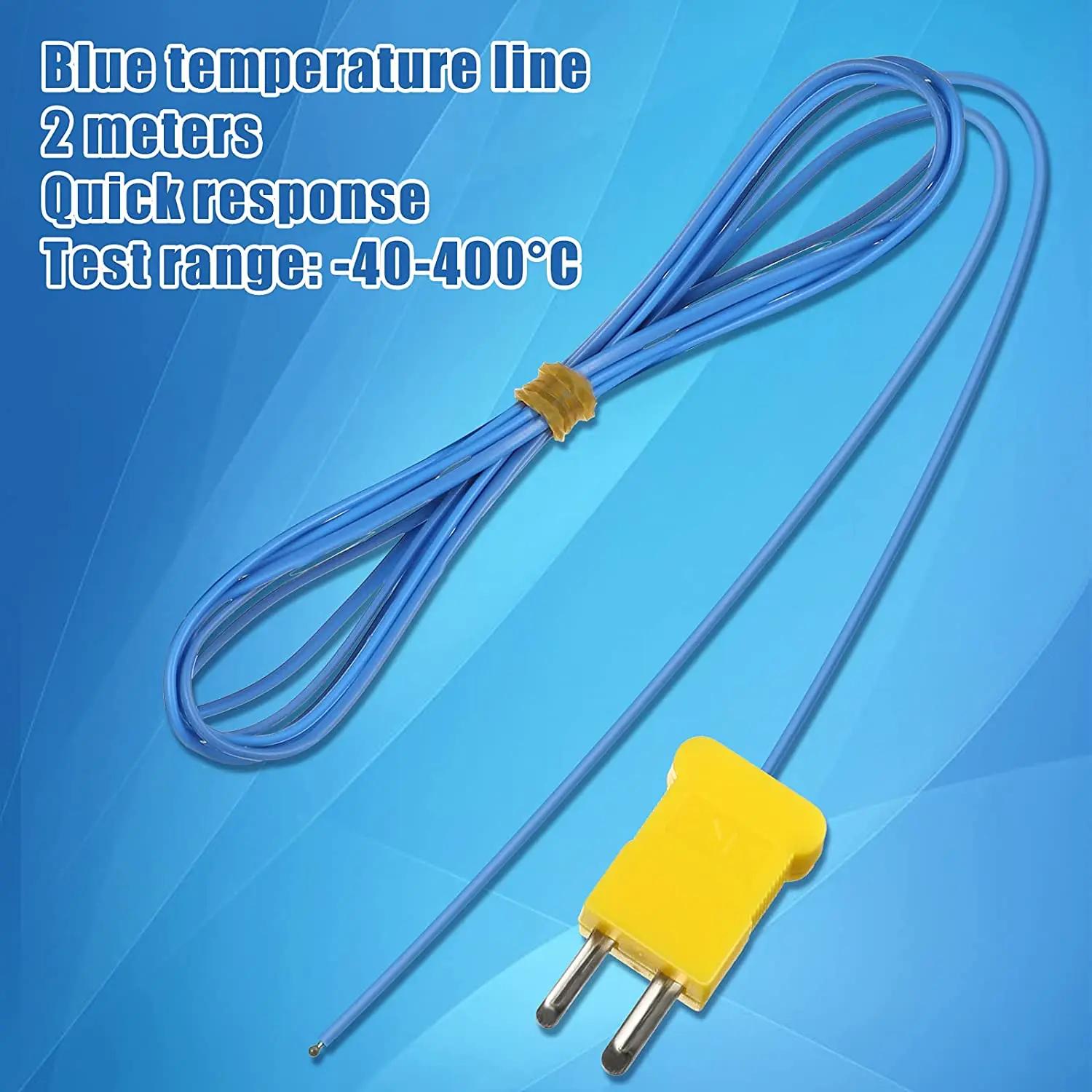 B94A 10Pcs 2M K-Type Temperature Sensor Connector Probe Sensor Temperature Sensors Measure For Thermocouple Sensor And Meter
B94A 10Pcs 2M K-Type Temperature Sensor Connector Probe Sensor Temperature Sensors Measure For Thermocouple Sensor And Meter