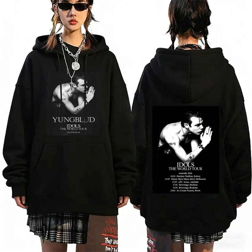 Yungblud Idols World Tour 2026 Merch Hoodie Men Women Casual Vintage Oversized Sweatshirt Male Hip Hop Fashion Tracksuit Hoodies
Yungblud Idols World Tour 2026 Merch Hoodie Men Women Casual Vintage Oversized Sweatshirt Male Hip Hop Fashion Tracksuit Hoodies