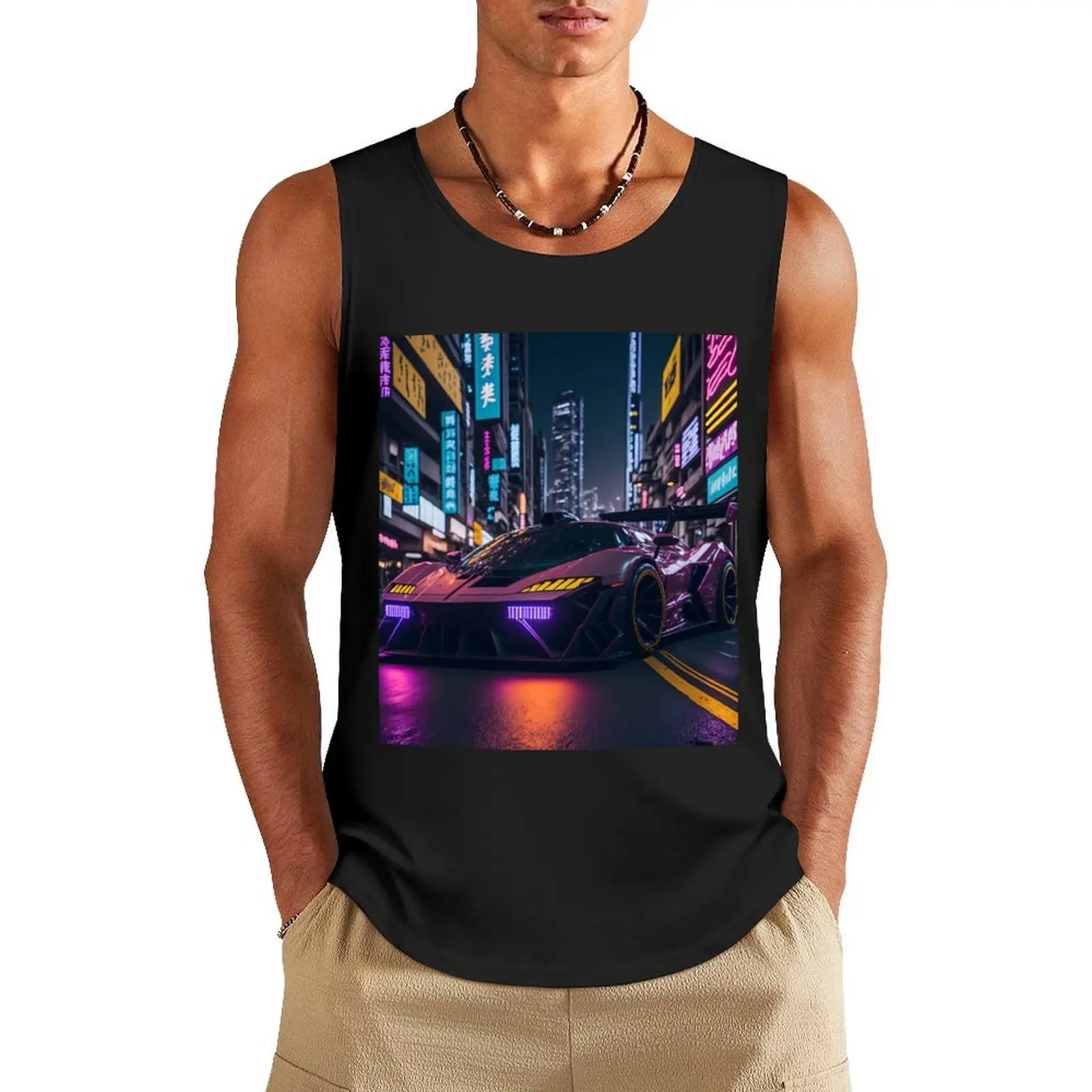 Dark Neon City Sports Car Tank Top bodybuilding man men clothes Men's sleeveless gym shirts t-shirt gym man
Dark Neon City Sports Car Tank Top bodybuilding man men clothes Men's sleeveless gym shirts t-shirt gym man