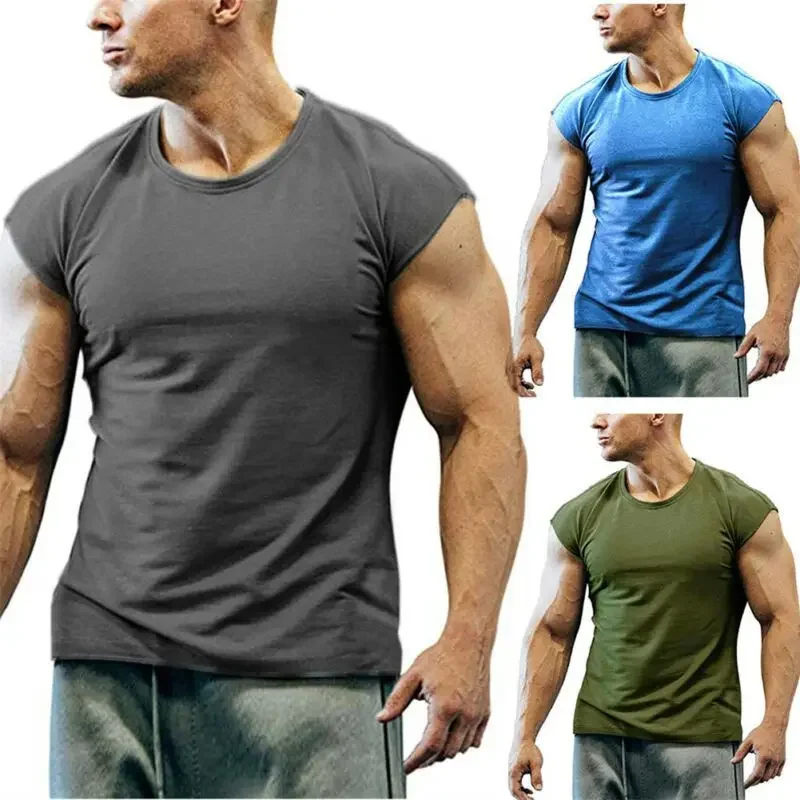 New Men's Sleeveless Fitness Tight and Quick Drying Training Tank Top Breathable Basketball Running T-shirt Sports Pullover
New Men's Sleeveless Fitness Tight and Quick Drying Training Tank Top Breathable Basketball Running T-shirt Sports Pullover