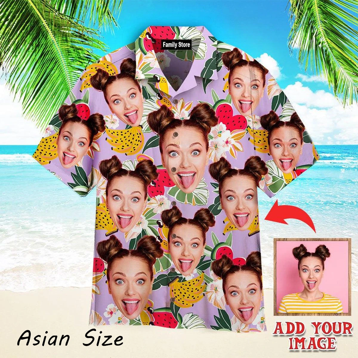 Забавная рубашка с принтом тропических растений и фотографией на заказ в гавайском стиле для парня/девушки, дизайнерская рубашка с коротким рукавом для пар
Забавная рубашка с принтом тропических растений и фотографией на заказ в гавайском стиле для парня/девушки, дизайнерская рубашка с коротким рукавом для пар