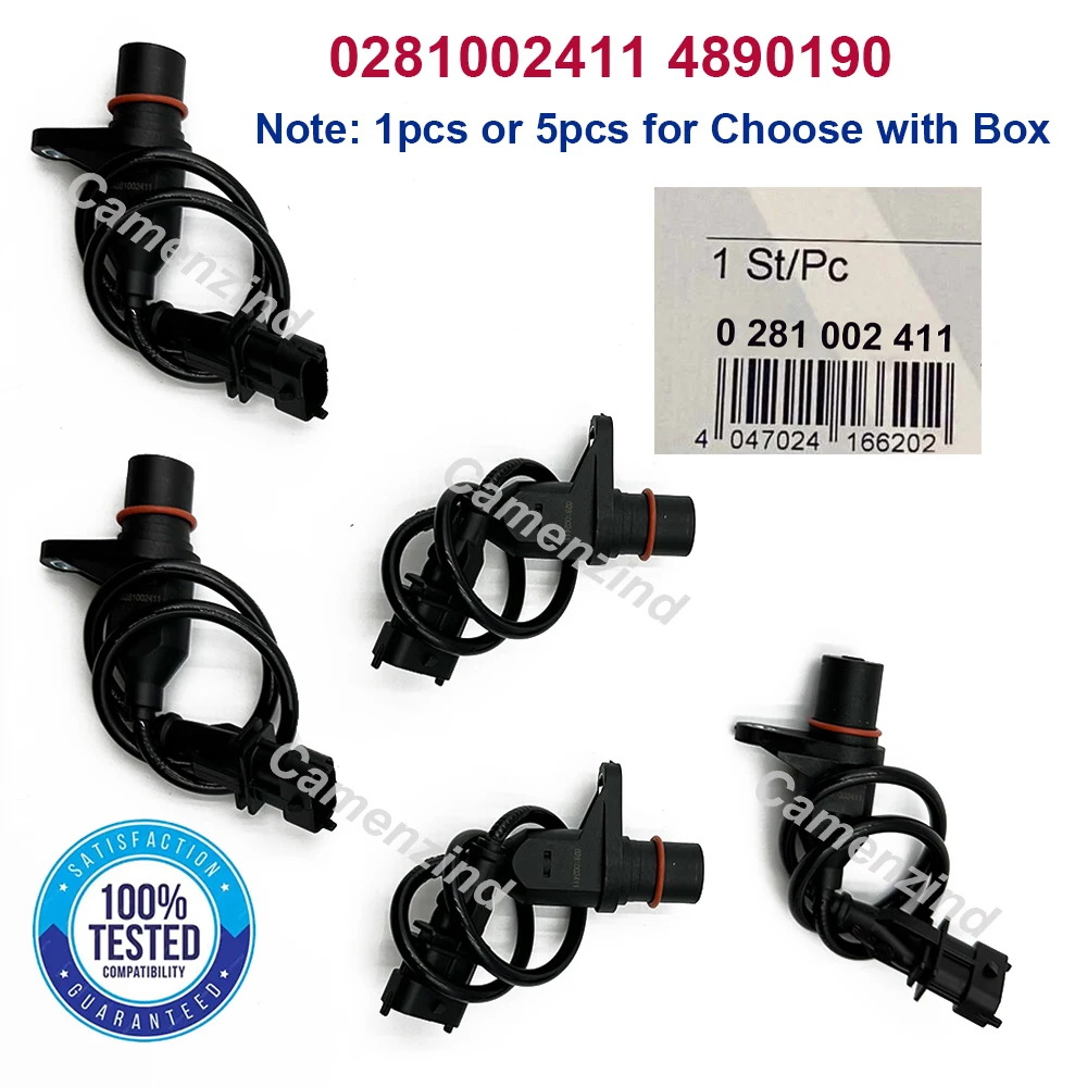 1/5PCS 0281002411 4890190 2R0906433C Crankshaft Position Sensor For Cummins IVECO EuroCargo Ford VW MWM Excavator Loader
1/5PCS 0281002411 4890190 2R0906433C Crankshaft Position Sensor For Cummins IVECO EuroCargo Ford VW MWM Excavator Loader