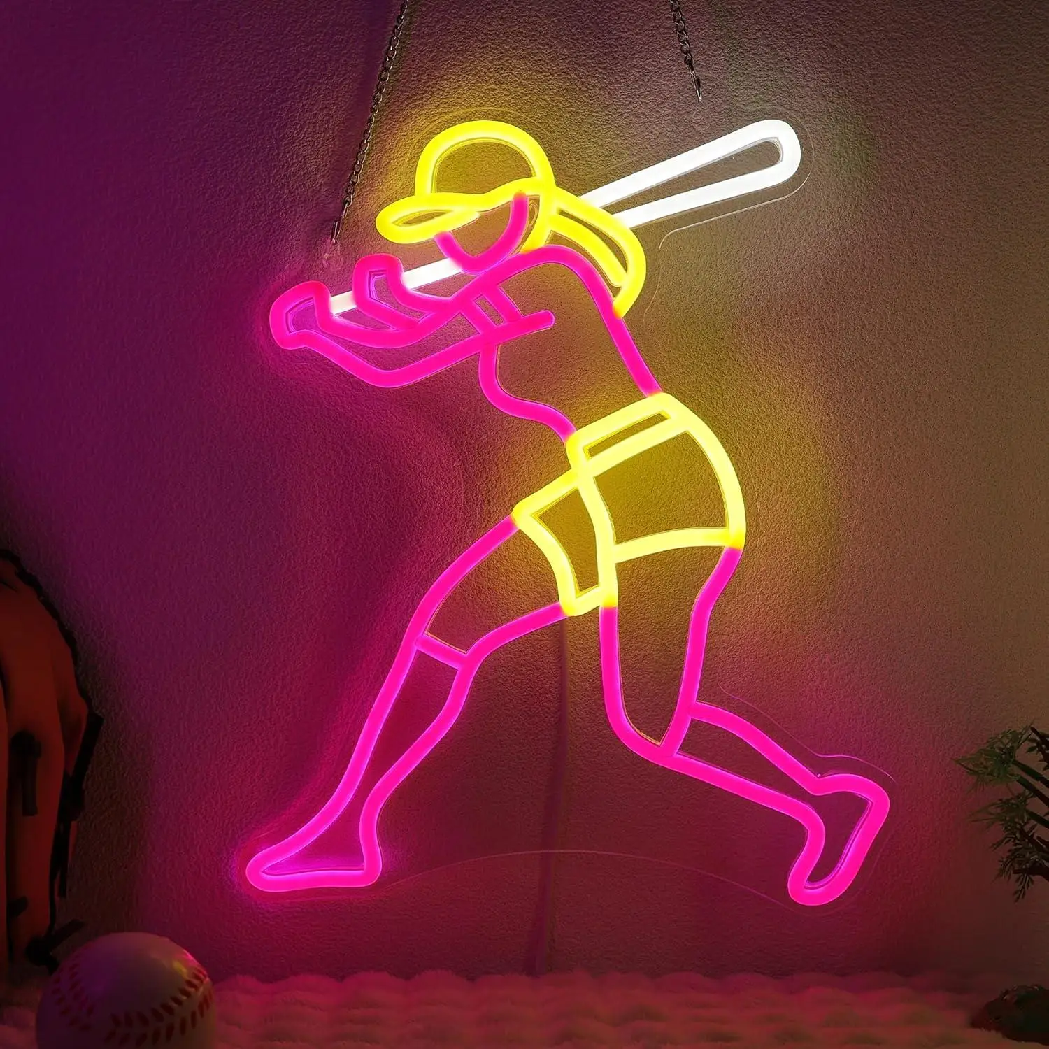Softball Neon Sign Sport USB Dimmable Neon Lights for Bedroom Sports Field Dorm Wall Art Decor Special Gifts for Girls Women
Softball Neon Sign Sport USB Dimmable Neon Lights for Bedroom Sports Field Dorm Wall Art Decor Special Gifts for Girls Women
