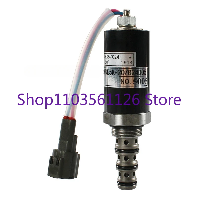 KWE5K-20/G24D05 SKX5/G24-205 Hydraulic Pump Solenoid Valve for KATO Excavator HD820 Construction Machinery Digger Accessories
KWE5K-20/G24D05 SKX5/G24-205 Hydraulic Pump Solenoid Valve for KATO Excavator HD820 Construction Machinery Digger Accessories