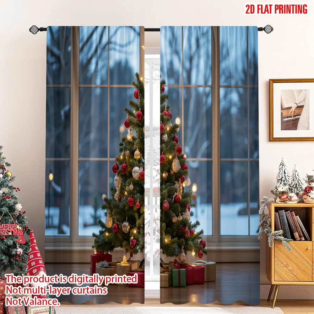2pcs 2D flat printing Merry Christmas Popular Drapes Winter Christmas Tree Gifts 100% Polyester Without Electricity Festive
2pcs 2D flat printing Merry Christmas Popular Drapes Winter Christmas Tree Gifts 100% Polyester Without Electricity Festive