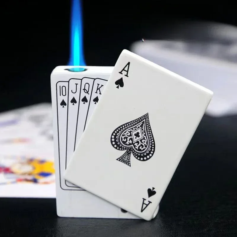 Creative Personalized Lightemitting Lighter Men's Playing Cards Butane Gadgets Interesting Lighter Cute Gift Smoking Accessories
Creative Personalized Lightemitting Lighter Men's Playing Cards Butane Gadgets Interesting Lighter Cute Gift Smoking Accessories