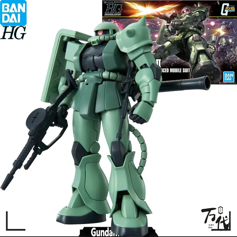 Bandai Original Genuine HG 1/144 MS-06 ZAKU II GUNDAM Anime Figure Assembly model Gift Boys And Girls Toy Collection model
Bandai Original Genuine HG 1/144 MS-06 ZAKU II GUNDAM Anime Figure Assembly model Gift Boys And Girls Toy Collection model