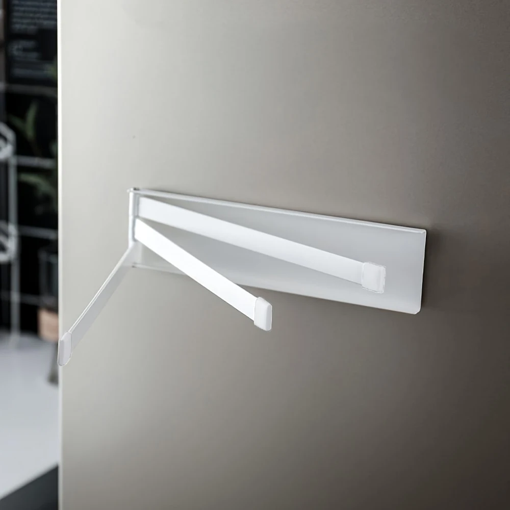 1PC Rotatable foldable kitchen refrigerator side rag rack perforation free bathroom rack
1PC Rotatable foldable kitchen refrigerator side rag rack perforation free bathroom rack