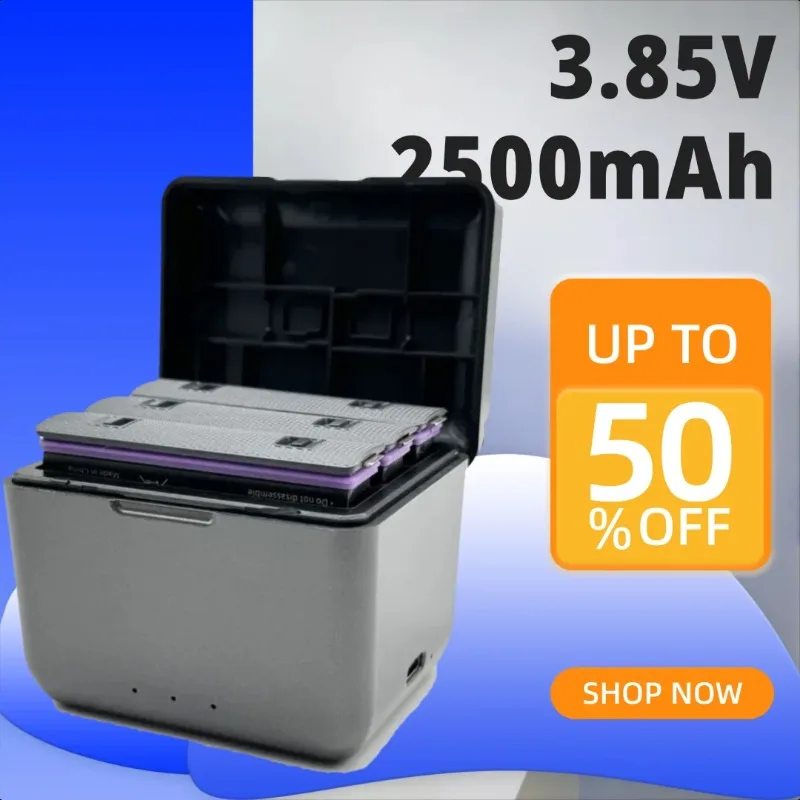 3.85V 2500mAh Rechargeable Li-ion Battery For Insta360 X4 Battery Fast Charging Case Storage Box 360 Panoramic Action Cameras
3.85V 2500mAh Rechargeable Li-ion Battery For Insta360 X4 Battery Fast Charging Case Storage Box 360 Panoramic Action Cameras