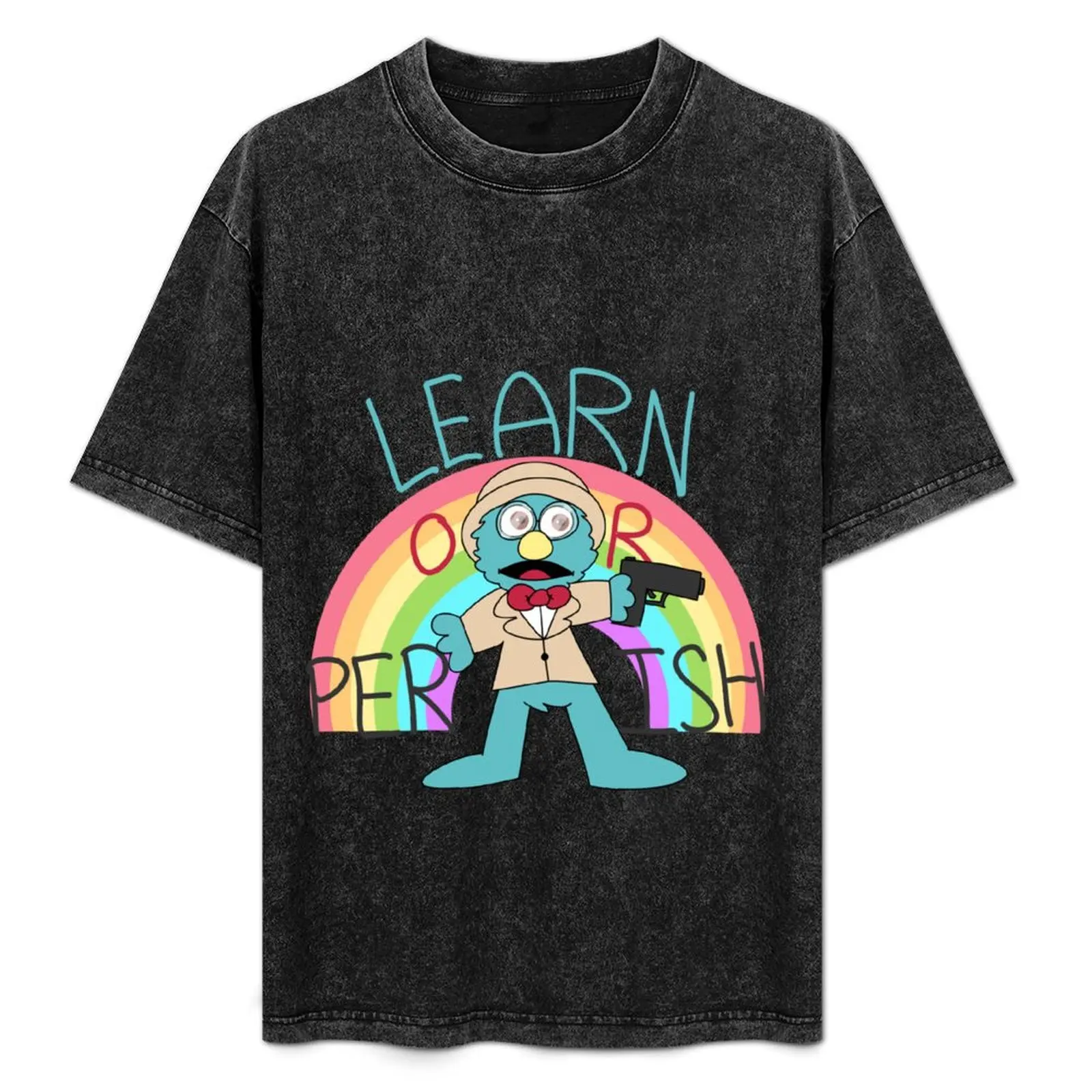 Puppet History Professor Learn or Perish T-Shirt Classic Graphic Short Sleeve Top
Puppet History Professor Learn or Perish T-Shirt Classic Graphic Short Sleeve Top