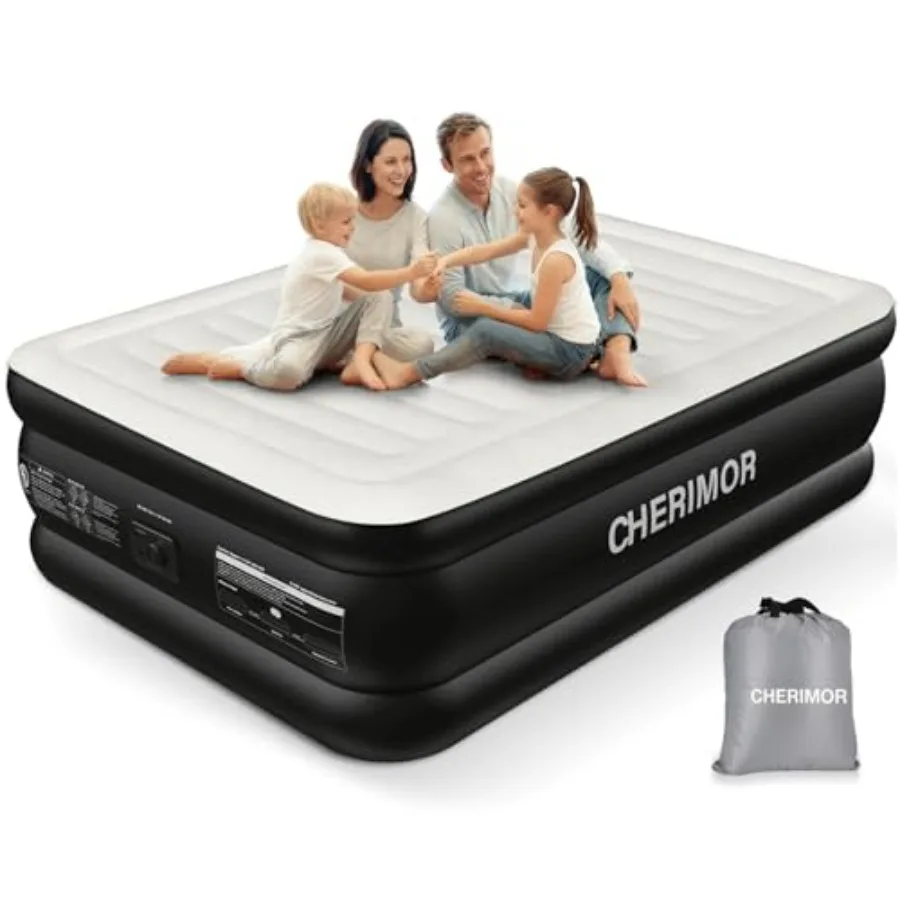 Air Mattress Queen with Built in Pump Inflatable Blow Up Mattress 18" Raised Multi-Layer Leakproof Heavy-Duty Support 800 lbs A
Air Mattress Queen with Built in Pump Inflatable Blow Up Mattress 18" Raised Multi-Layer Leakproof Heavy-Duty Support 800 lbs A