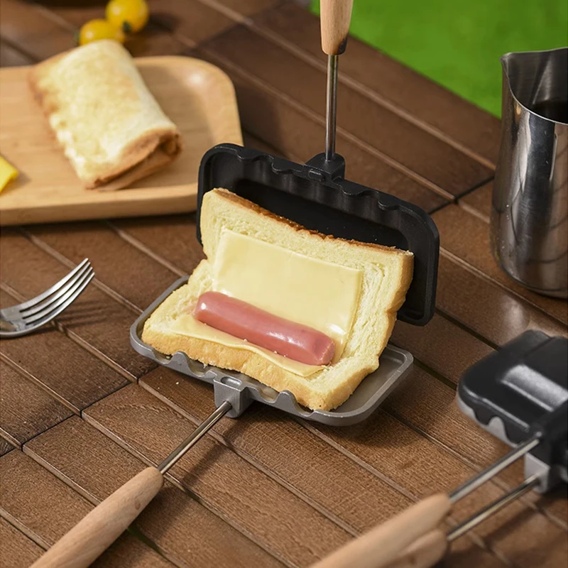 Removable Sandwich Maker Baking Tray Bread Egg Toast Breakfast Double-sided Baking Clip Bread Tools Sandwich Mold Tools Machine
Removable Sandwich Maker Baking Tray Bread Egg Toast Breakfast Double-sided Baking Clip Bread Tools Sandwich Mold Tools Machine