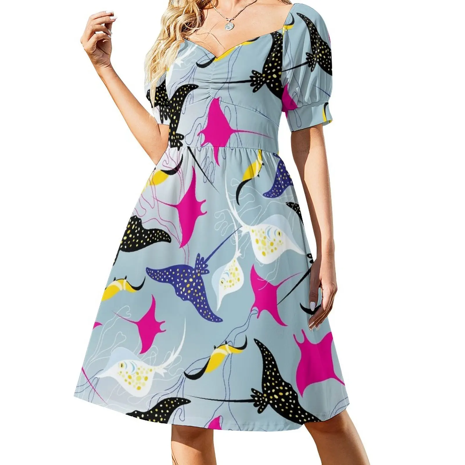 Seamless pattern stingray Dress Party dresses elegant chic wedding evening dresses Elegant gown
Seamless pattern stingray Dress Party dresses elegant chic wedding evening dresses Elegant gown