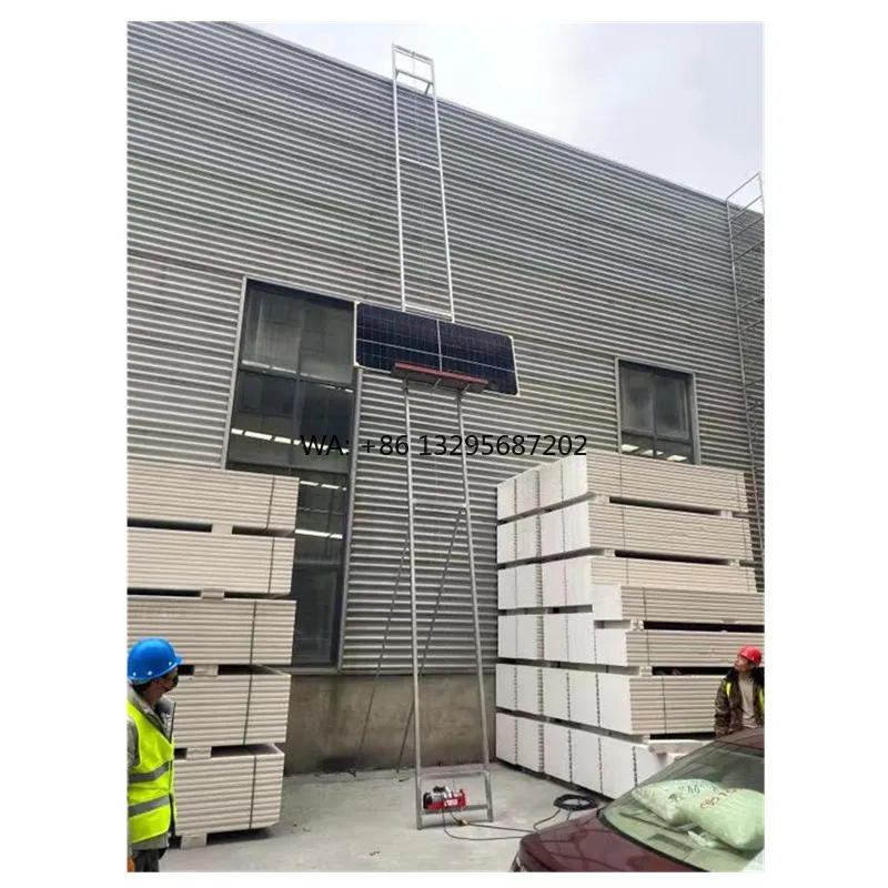Electric Construction Ladder Lift 200Kg Hydraulic Solar Panel Lifter for Lifting Panels
Electric Construction Ladder Lift 200Kg Hydraulic Solar Panel Lifter for Lifting Panels