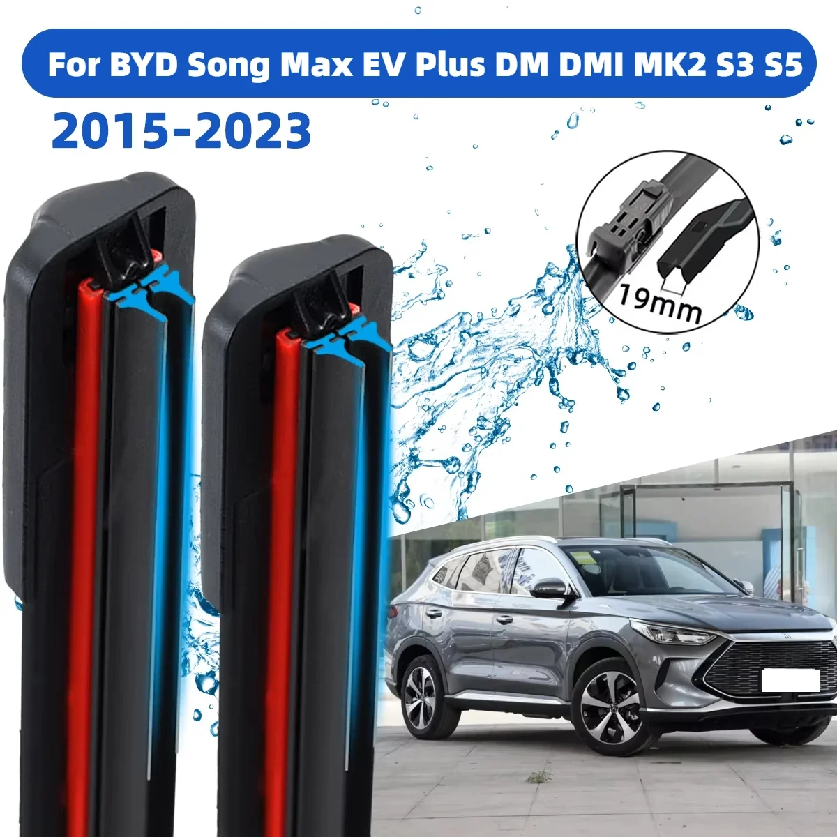 Front Wiper Accessorie New Upgraded Double Rubber Car Wipers for BYD Song Max EV Plus DM DMI MK2 EV S3 S5 MK1 2015-2023 Wiper
Front Wiper Accessorie New Upgraded Double Rubber Car Wipers for BYD Song Max EV Plus DM DMI MK2 EV S3 S5 MK1 2015-2023 Wiper