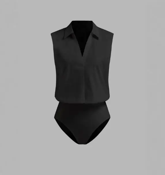 Bodysuit Women 2026 Spring Summer New Solid Color Fashionable and Versatile Sleeveless V-Neck Daily Casual Bodysuit Top
Bodysuit Women 2026 Spring Summer New Solid Color Fashionable and Versatile Sleeveless V-Neck Daily Casual Bodysuit Top