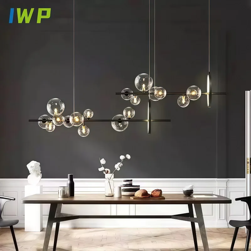 LED Ceiling Pendant Light Modern Ceiling Chandelier for Dining Room Restaurant Glass Ball Art Home Decor Indoor Hanging Lamp
LED Ceiling Pendant Light Modern Ceiling Chandelier for Dining Room Restaurant Glass Ball Art Home Decor Indoor Hanging Lamp