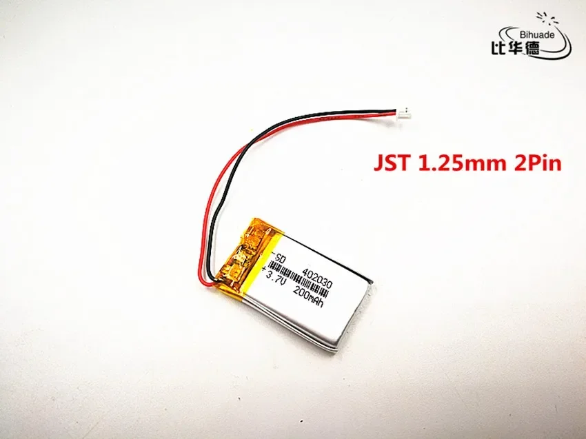 Полимерная литиевая аккумуляторная батарея Lipo 3,7 В 200 мАч 402030 JST 1,25 мм индивидуальная сертификация качества CE FCC ROHS MSDS
Полимерная литиевая аккумуляторная батарея Lipo 3,7 В 200 мАч 402030 JST 1,25 мм индивидуальная сертификация качества CE FCC ROHS MSDS