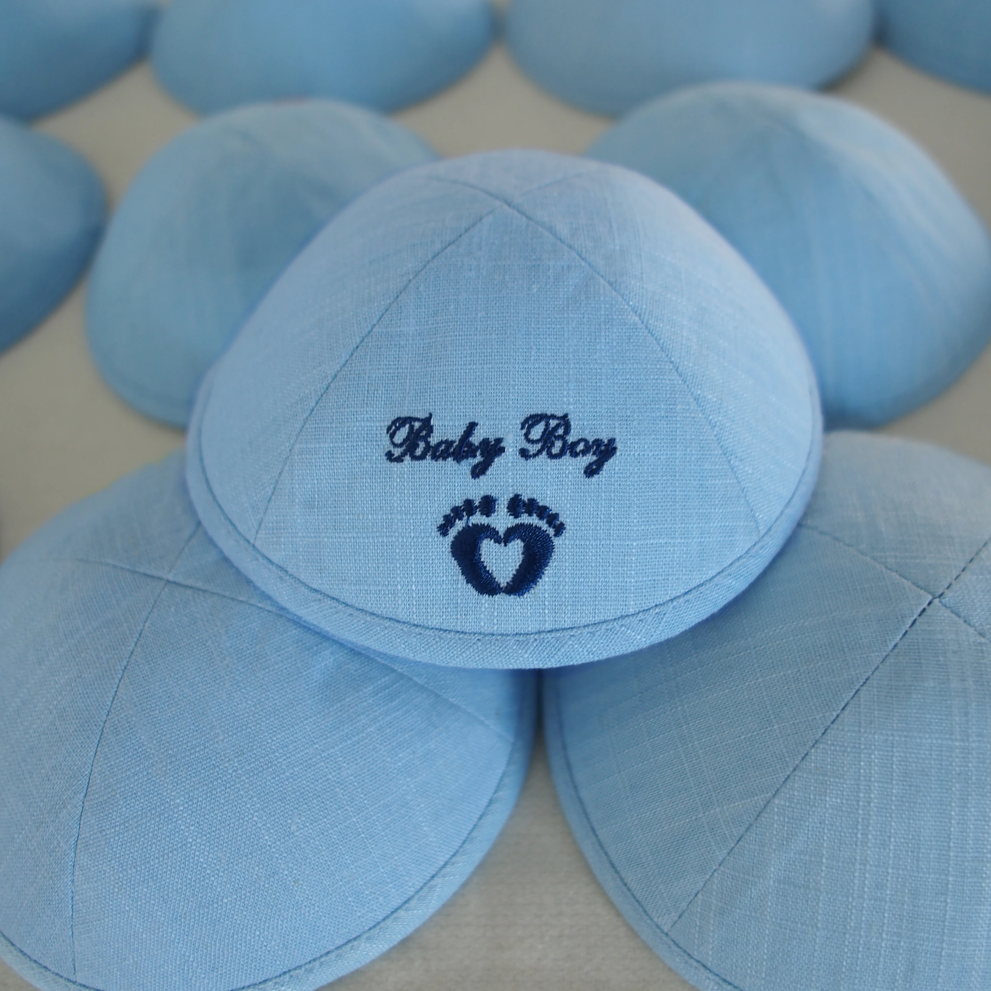 Sky blue custom embroidered linen kippah Jewish Ahava wedding or BarBat Mitzvah custom kippah Jewish gift Yarmulke
Sky blue custom embroidered linen kippah Jewish Ahava wedding or BarBat Mitzvah custom kippah Jewish gift Yarmulke