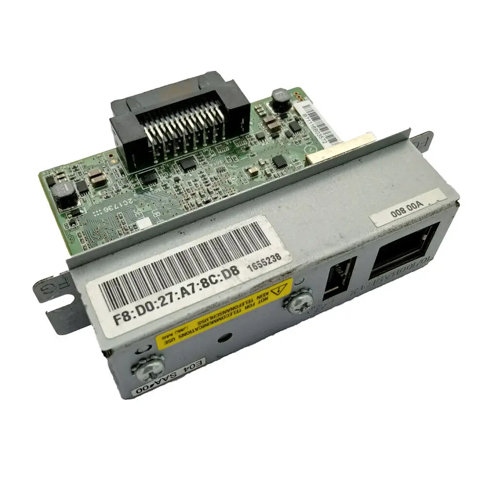 Интерфейс Ethernet Ub-e04 подходит для Epson U288 T81 88VI 88V 88IV 88III M329a tm-u220pb T88iv
Интерфейс Ethernet Ub-e04 подходит для Epson U288 T81 88VI 88V 88IV 88III M329a tm-u220pb T88iv