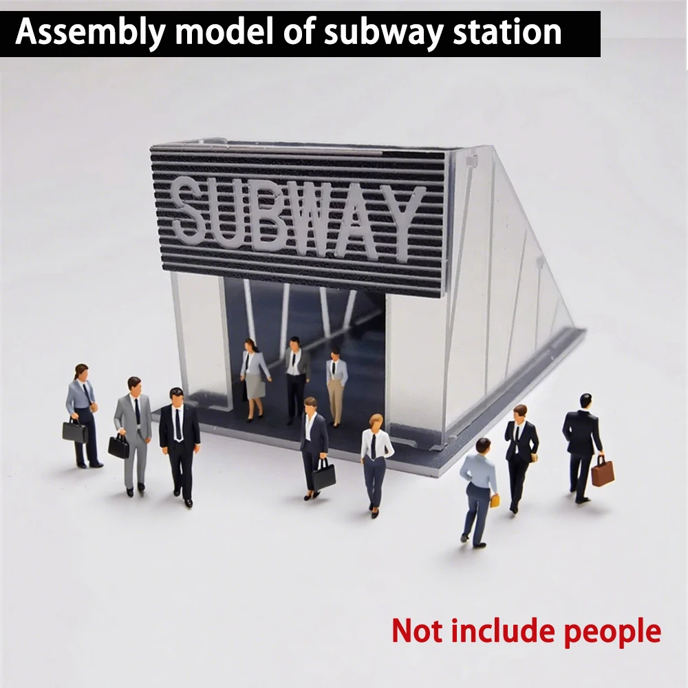 Miniature Subway Station Platform Model Toys 1/64 1/87 1/150 Scale Assembly Type DIY Building City Station Scene Material 1PCS
Miniature Subway Station Platform Model Toys 1/64 1/87 1/150 Scale Assembly Type DIY Building City Station Scene Material 1PCS