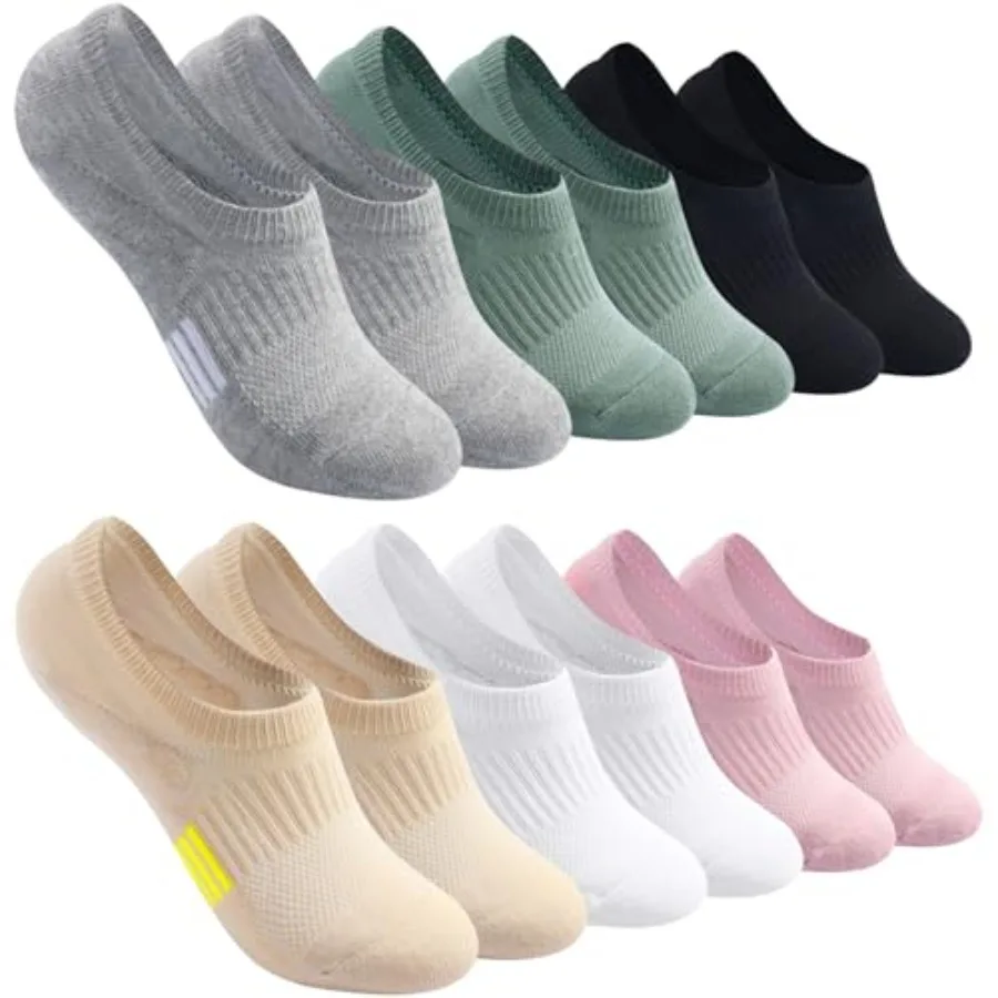 No Show Socks Womens Cushioned Low Cut Athletic Hidden Liner for Sneakers Ankle Invisible Running Socks/6
No Show Socks Womens Cushioned Low Cut Athletic Hidden Liner for Sneakers Ankle Invisible Running Socks/6