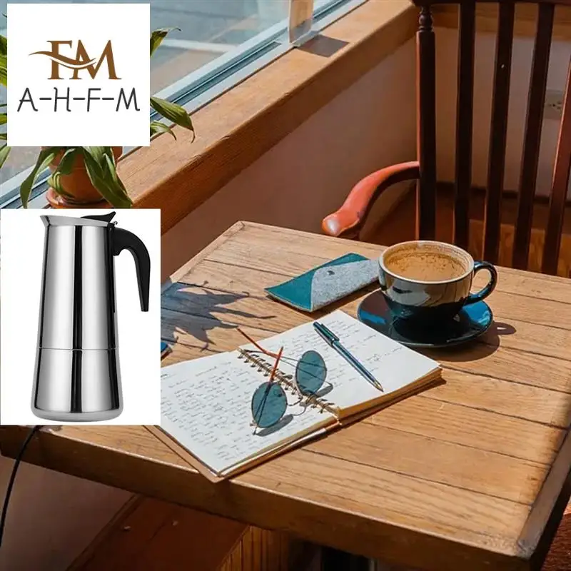 Steel Coffee Pot Italian Moka Pot Espresso Coffee Maker Pot Cafe Percolator Tools For Latte Maker Stovetop Coffee
Steel Coffee Pot Italian Moka Pot Espresso Coffee Maker Pot Cafe Percolator Tools For Latte Maker Stovetop Coffee