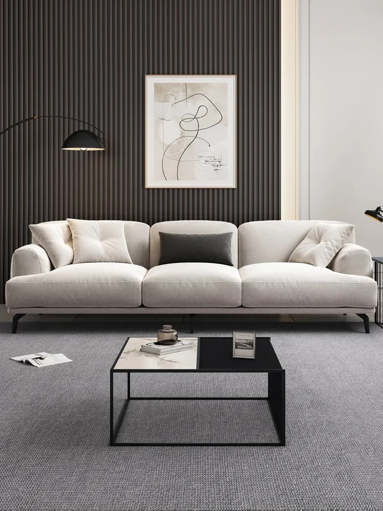 Fabric sofa living room Nordic combination straight-line technology cloth sofa
Fabric sofa living room Nordic combination straight-line technology cloth sofa
