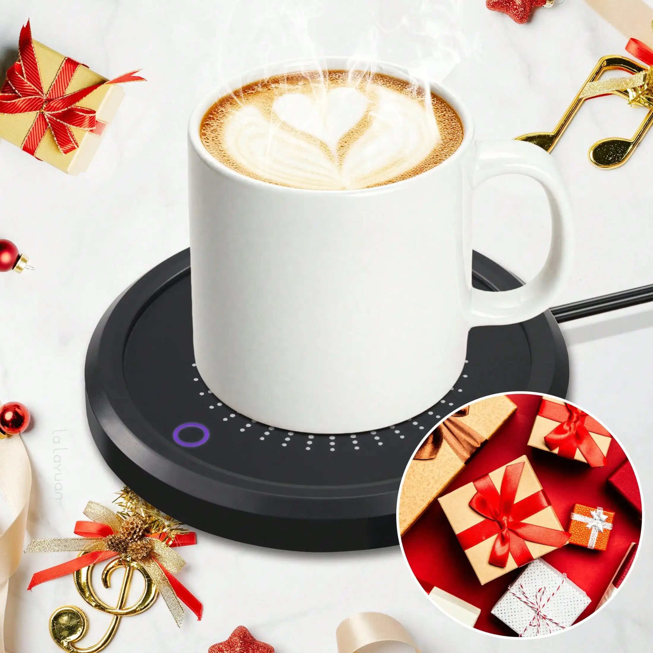 Lalayuan Electric Mug Warmer, Flat Bottom Cup Constant Temperature Heating Pad, Auto Shut Off, Warm Coaster For Coffee Milk Tea Beverage Home Office Desk
Lalayuan Electric Mug Warmer, Flat Bottom Cup Constant Temperature Heating Pad, Auto Shut Off, Warm Coaster For Coffee Milk Tea Beverage Home Office Desk