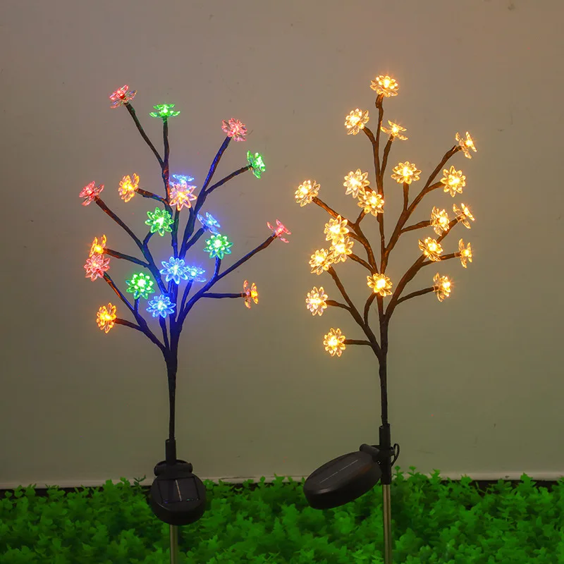 Solar Powered Cherry Blossom Lotus Lights Garden Light Outdoor Lawn Lights Patio Decoration Garden Aisle Ambient Landscape Light
Solar Powered Cherry Blossom Lotus Lights Garden Light Outdoor Lawn Lights Patio Decoration Garden Aisle Ambient Landscape Light