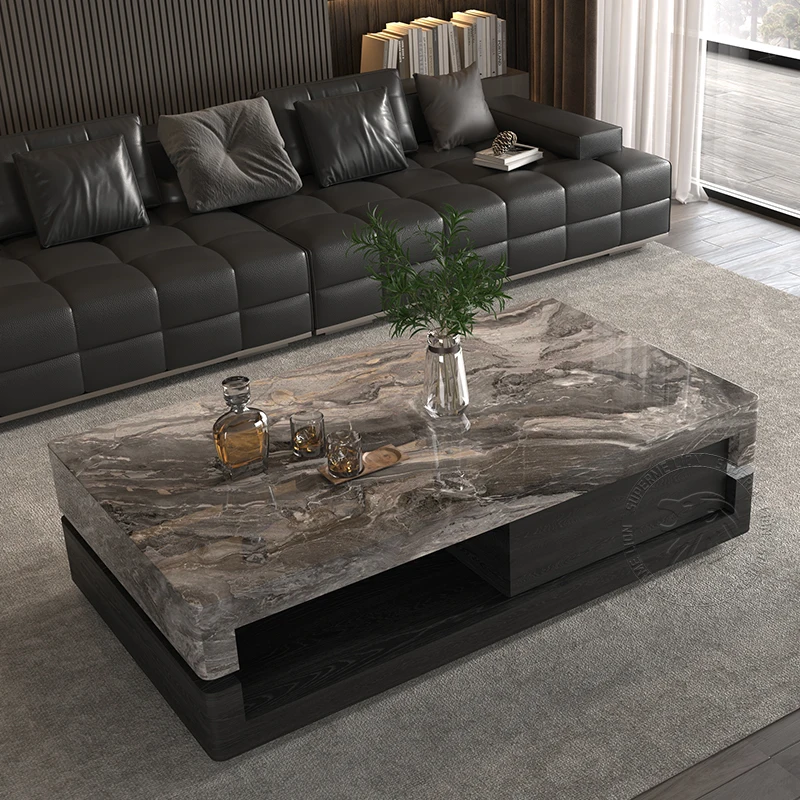 Drawers Minimalist Coffee Table Wood Modern Decoration Space Coffee Table Saving Aesthetic Mesas Bajas Postmodern Furniture
Drawers Minimalist Coffee Table Wood Modern Decoration Space Coffee Table Saving Aesthetic Mesas Bajas Postmodern Furniture