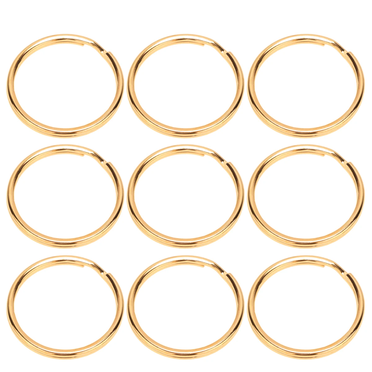 100 Pcs Round Golden Keychain Ring Automotive Accessories Car Keys Organization
100 Pcs Round Golden Keychain Ring Automotive Accessories Car Keys Organization