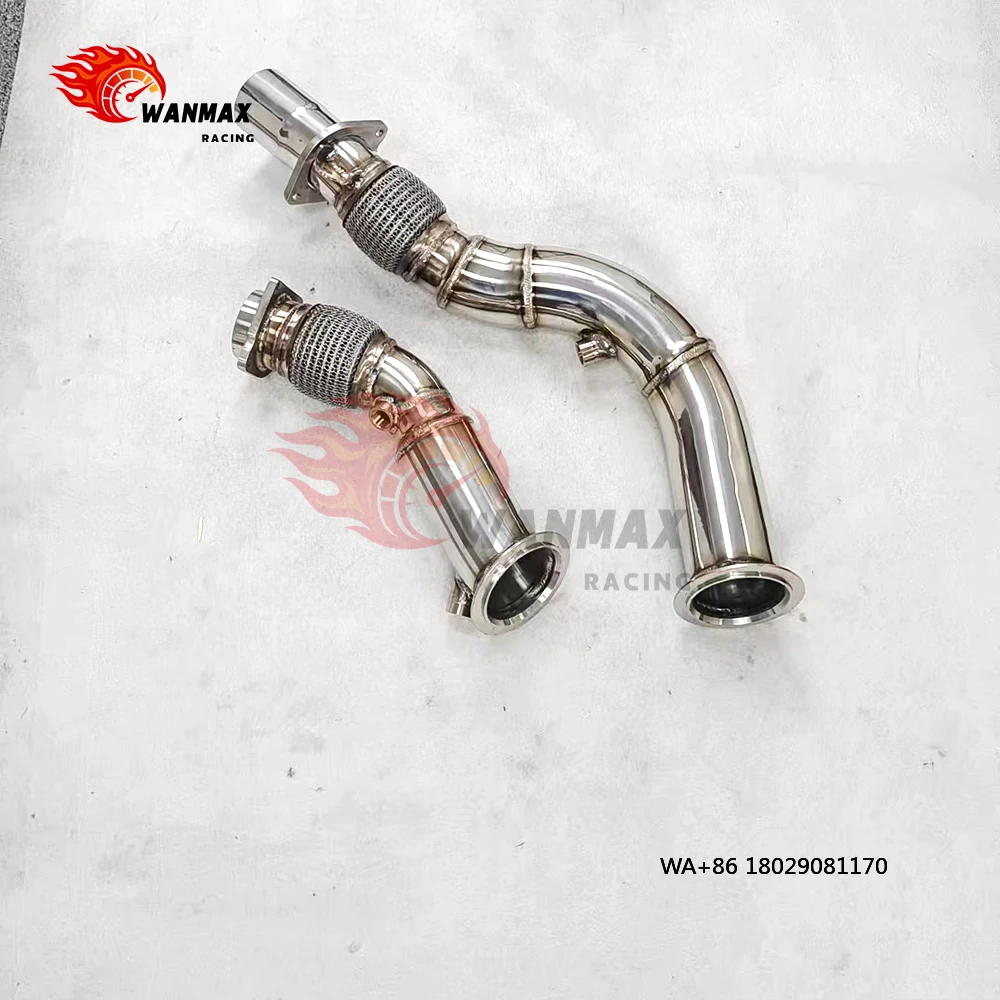 High Performance Catless Downpipe for M3 F80, 1.5mm Thick 304 Stainless Steel Mirror Polished Exhaust
High Performance Catless Downpipe for M3 F80, 1.5mm Thick 304 Stainless Steel Mirror Polished Exhaust