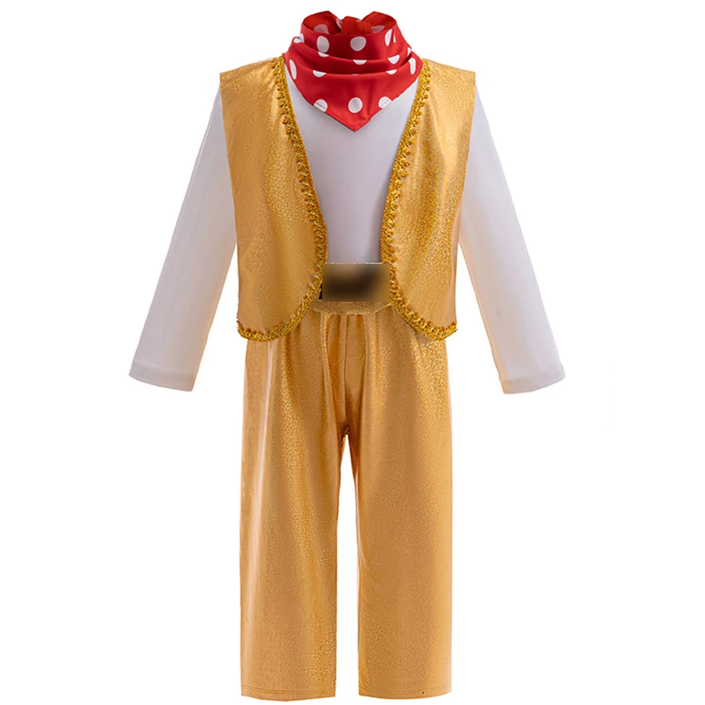 Boys Suit Boy Hansome Tshirt Vest Pant scarves 4 Piece Sets Children Gold Charming Suit Set Formal Wear 1-4Year Boys Costumes
Boys Suit Boy Hansome Tshirt Vest Pant scarves 4 Piece Sets Children Gold Charming Suit Set Formal Wear 1-4Year Boys Costumes