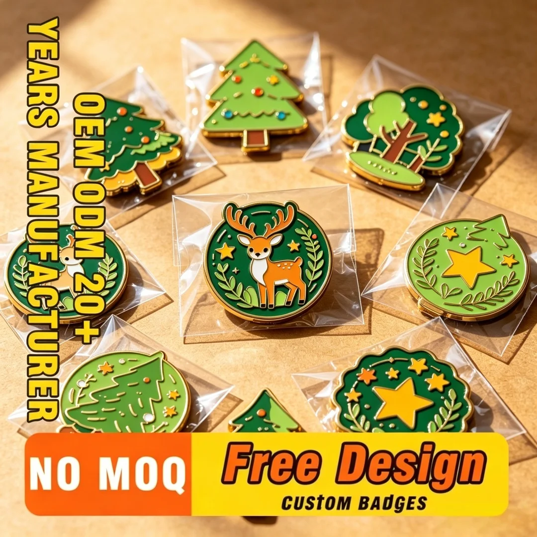 Custom Lapel Pin Christmas Tree Deer Enamel Pin Winter Forest Wildlife Backpack Jacket Holiday Decor Souvenir Gift
Custom Lapel Pin Christmas Tree Deer Enamel Pin Winter Forest Wildlife Backpack Jacket Holiday Decor Souvenir Gift
