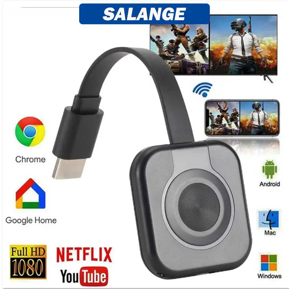 Salange Miracast Wi-Fi Dongle TV Stick DLAN Синхронизация экрана с зеркалом Поделиться для смартфонов Android iOS Устройства Планшет 1080P HD Видео
Salange Miracast Wi-Fi Dongle TV Stick DLAN Синхронизация экрана с зеркалом Поделиться для смартфонов Android iOS Устройства Планшет 1080P HD Видео