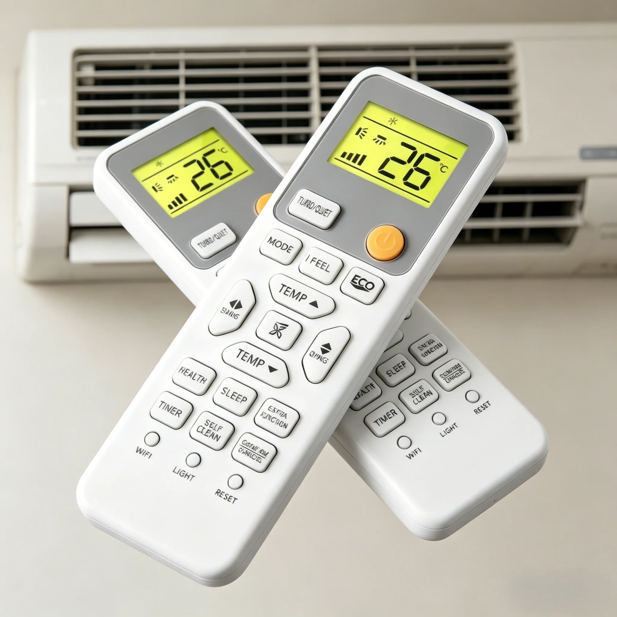 Practical Replacement AC Remote Controller 0010406609E, Ergonomic Infrared Air Conditioner Remote Spare Part for Home Daily Use
Practical Replacement AC Remote Controller 0010406609E, Ergonomic Infrared Air Conditioner Remote Spare Part for Home Daily Use