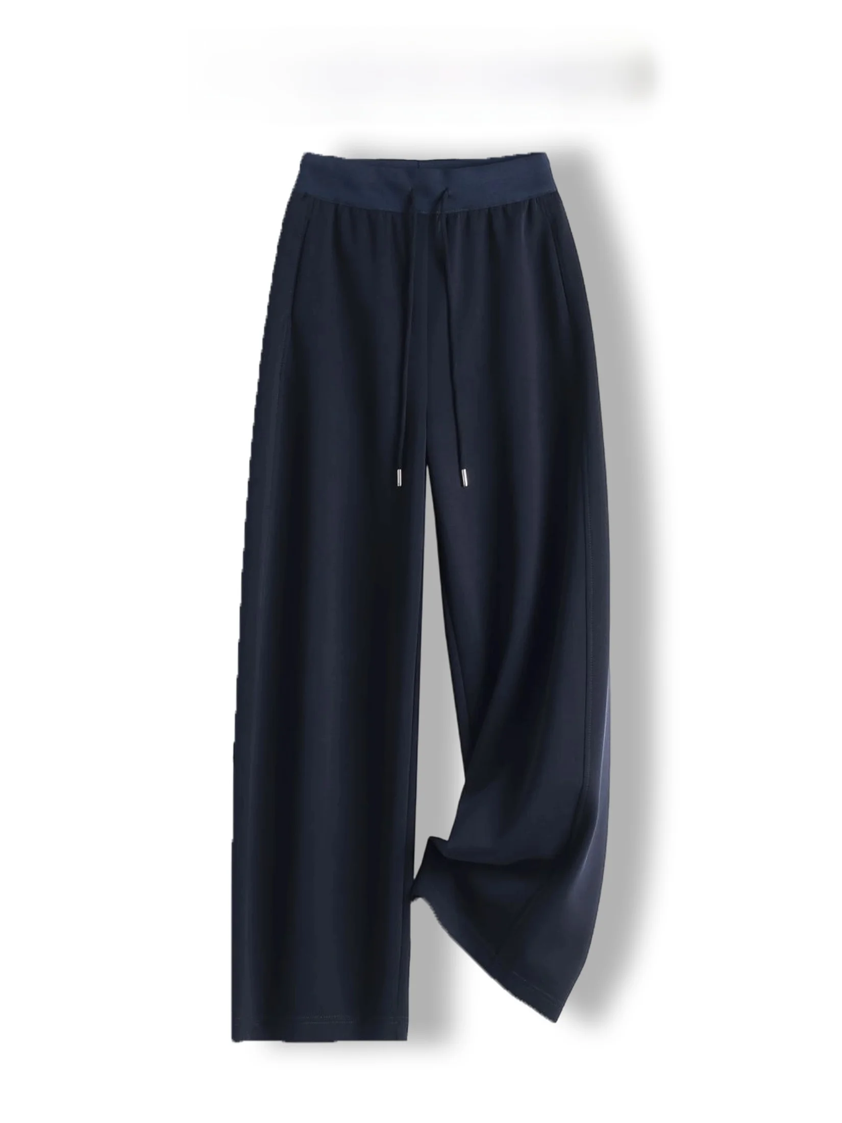 Slimming Straight Leg Sports Casual Pants Women's Elastic Waist Loose Wide Leg Trousers Hidden Blue Pocket Design
Slimming Straight Leg Sports Casual Pants Women's Elastic Waist Loose Wide Leg Trousers Hidden Blue Pocket Design