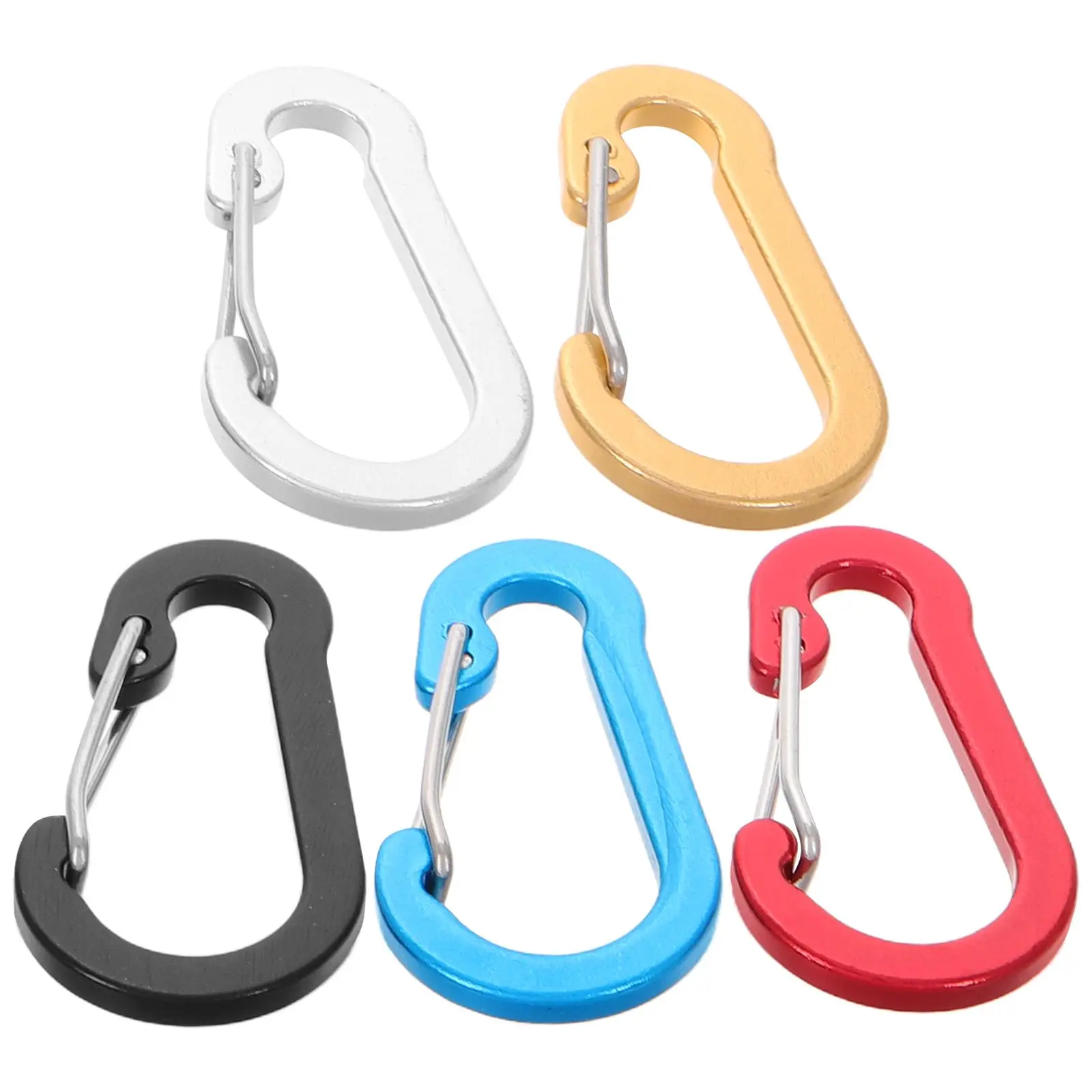 20pcs Carabiner Clip Lightweight Aluminum Alloy D Shape Spring Snap Hook for Keys Heart Keychain Camping Travel
20pcs Carabiner Clip Lightweight Aluminum Alloy D Shape Spring Snap Hook for Keys Heart Keychain Camping Travel