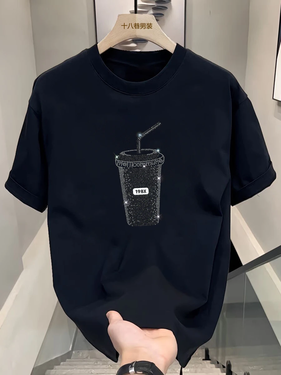Popular Half-sleeved Casual Youth Men's and Women's Short-sleeved T-shirt Summer Printed T-shirt Versatile Top Popular
Popular Half-sleeved Casual Youth Men's and Women's Short-sleeved T-shirt Summer Printed T-shirt Versatile Top Popular