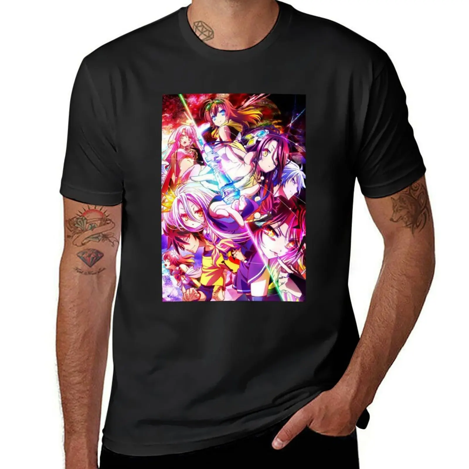 No Game No Life Anime T-shirt customs design your own anime clothes anime mens plain t shirts
No Game No Life Anime T-shirt customs design your own anime clothes anime mens plain t shirts