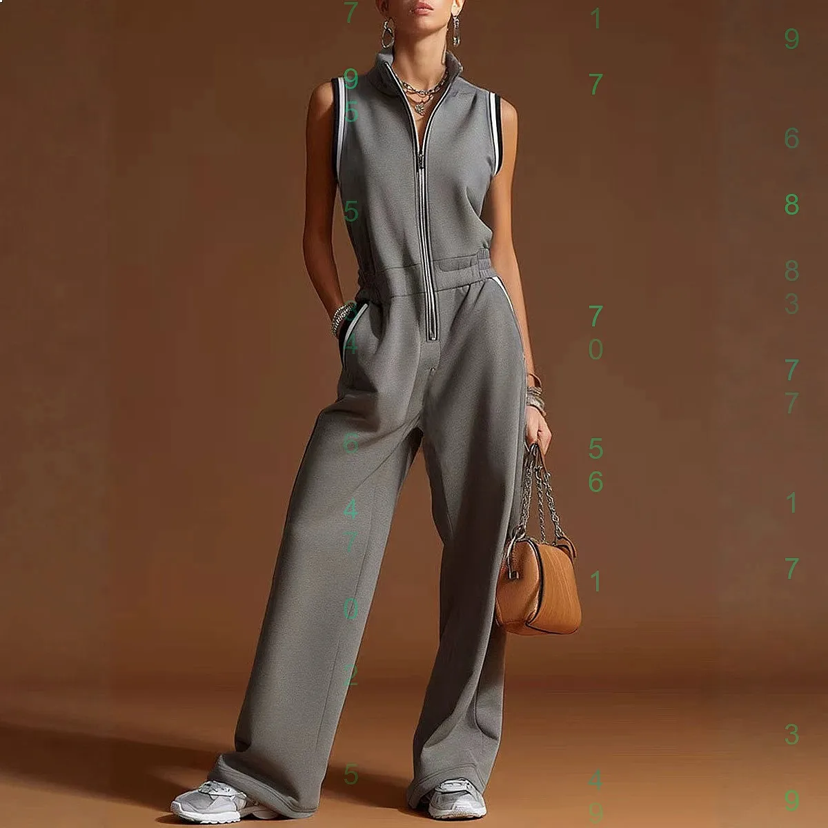 Summer Jumpsuit Overall Romper Playsuit Plain Zip Up One Piece Jumpsuits
Summer Jumpsuit Overall Romper Playsuit Plain Zip Up One Piece Jumpsuits