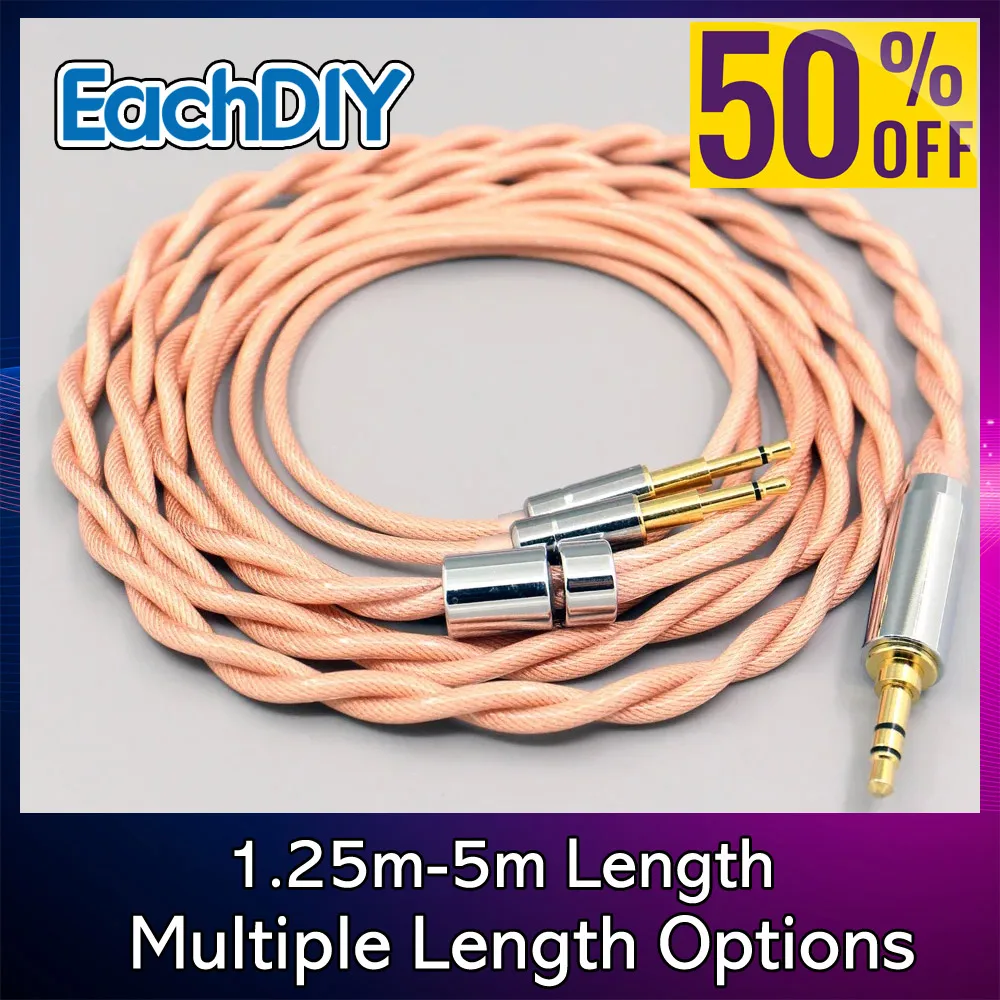 7n Litz OCC 2.5mm pin 756 core Shielding Type6 Earphone Cable For Sennheiser HD477 HD497 HD212 PRO EH250 EH350 Headphone 7984
7n Litz OCC 2.5mm pin 756 core Shielding Type6 Earphone Cable For Sennheiser HD477 HD497 HD212 PRO EH250 EH350 Headphone 7984