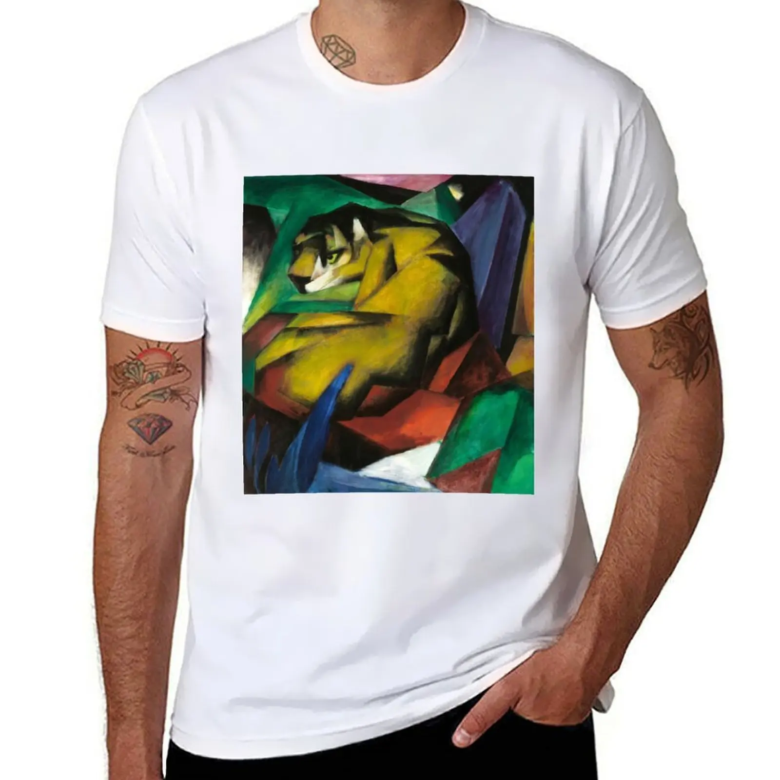 Franz Marc The Tiger T-Shirt cotton t shirts man 100% man t shirt graphic T-Shirt
Franz Marc The Tiger T-Shirt cotton t shirts man 100% man t shirt graphic T-Shirt